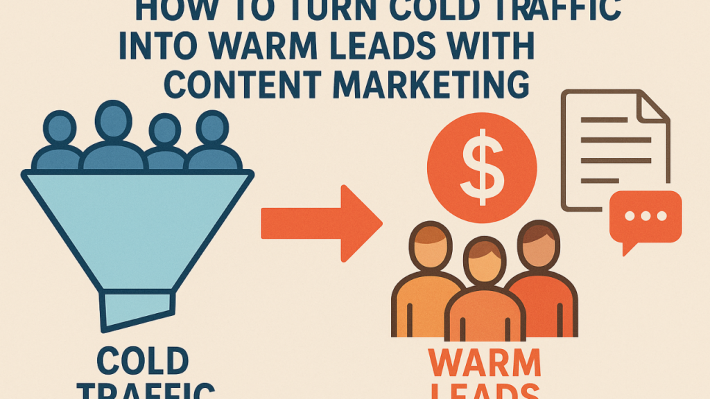 Cold traffic into warm leads